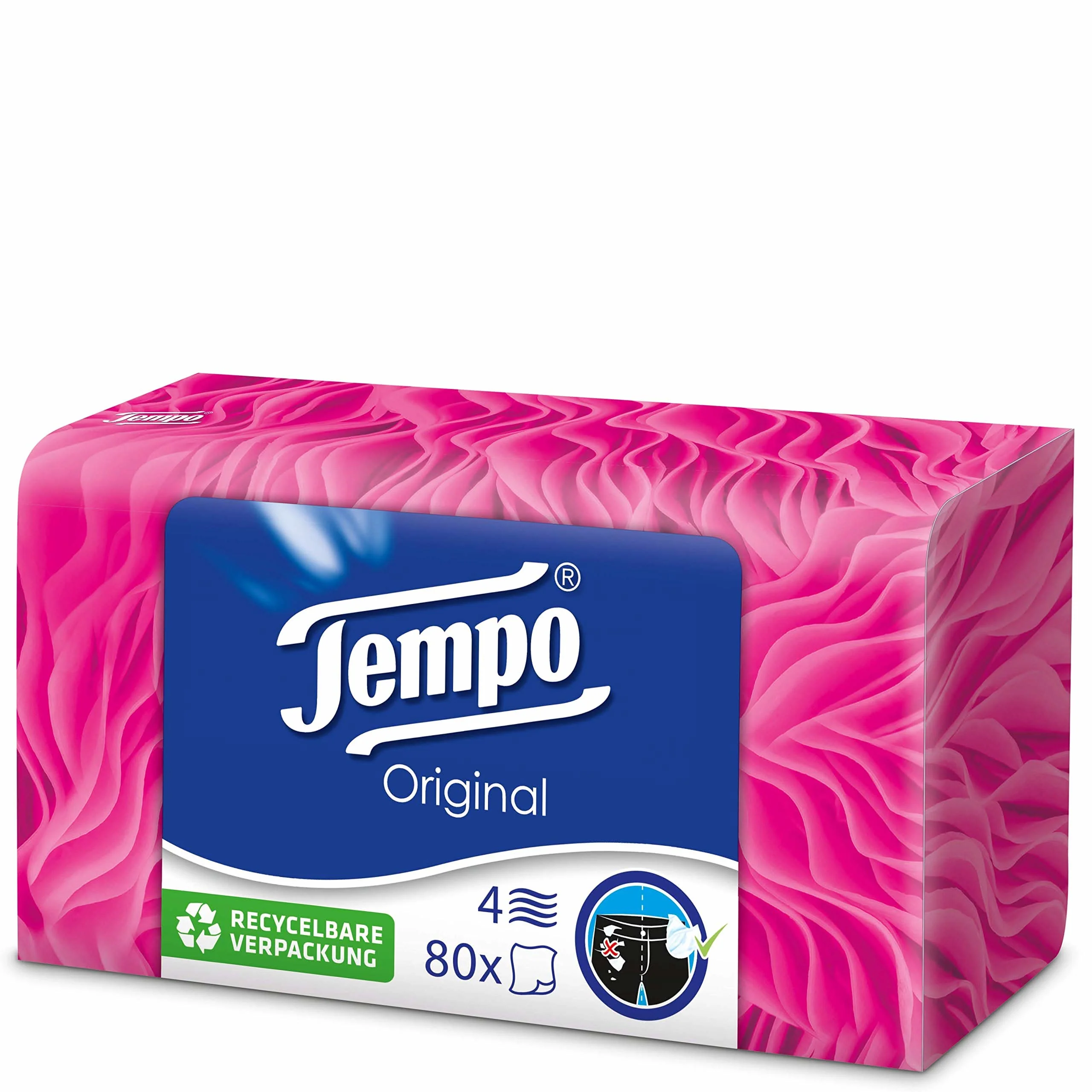 Tempo Taschentuch Original Trio-Box 3x80 Tücher, Großpackung, 700 g - Image 4