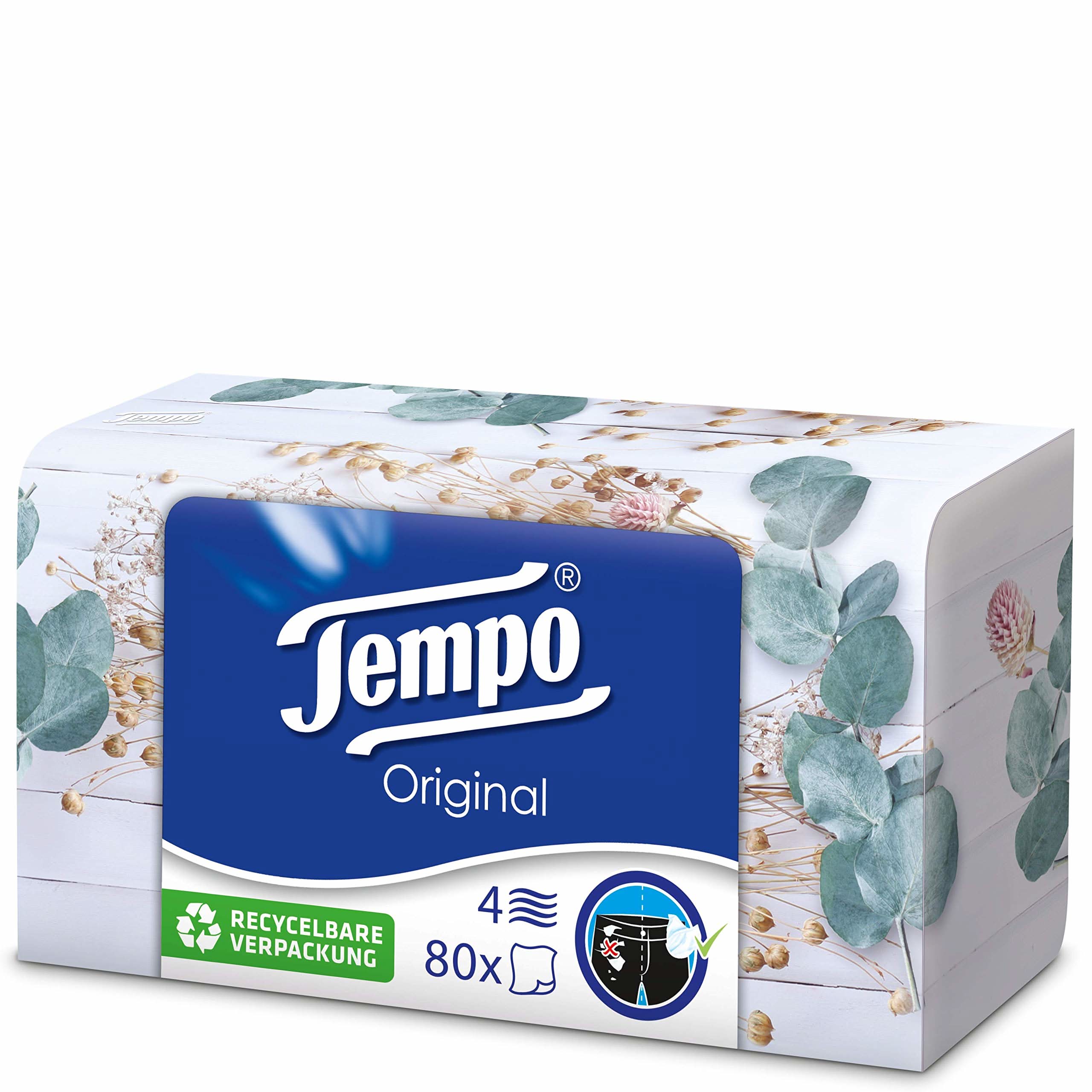 Tempo Taschentuch Original Trio-Box 3x80 Tücher, Großpackung, 700 g - Image 5
