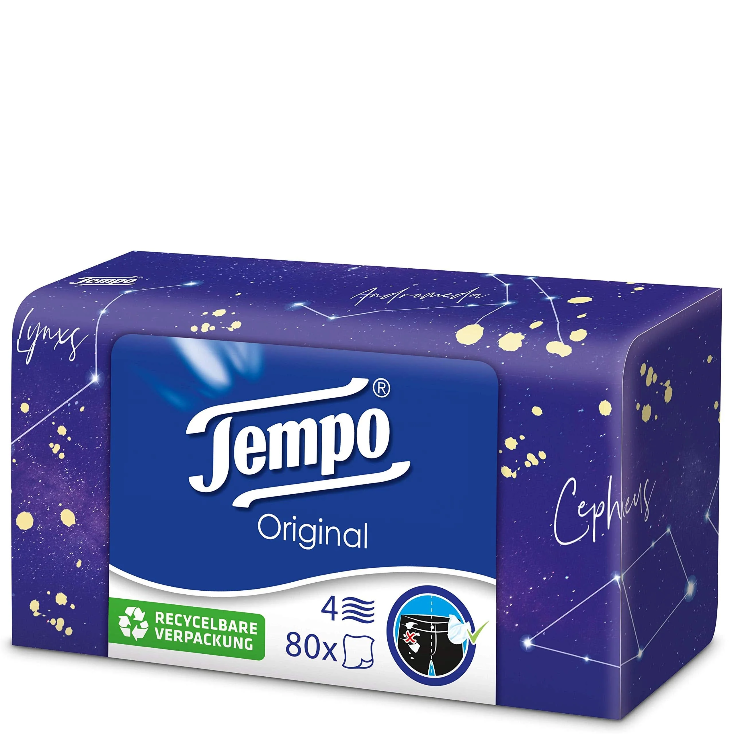 Tempo Taschentuch Original Trio-Box 3x80 Tücher, Großpackung, 700 g - Image 7