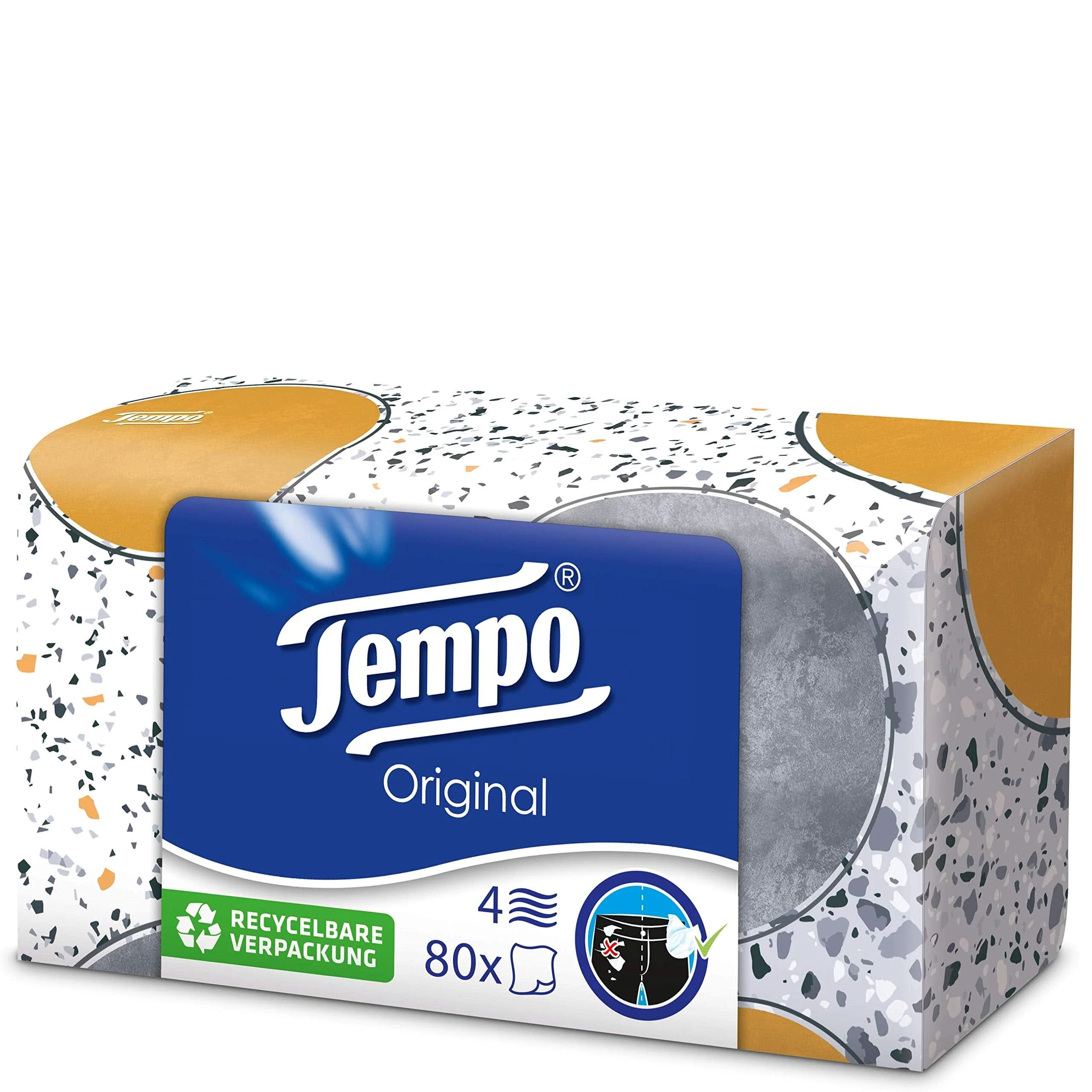 Tempo Taschentuch Original Trio-Box 3x80 Tücher, Großpackung, 700 g - Image 8