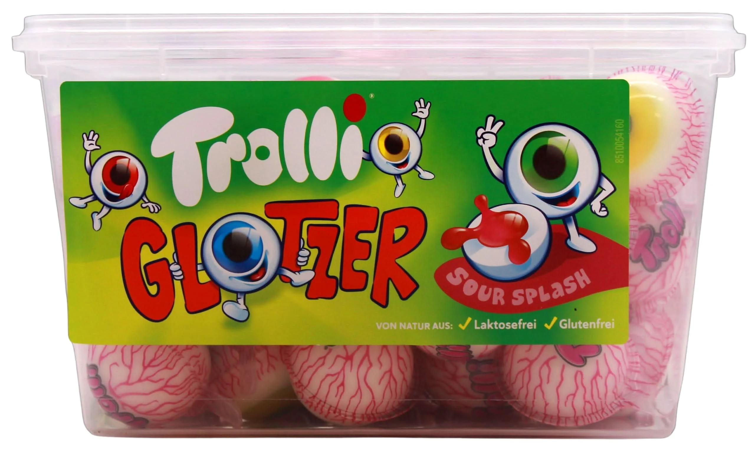 Trolli Glotzer 60 x Schaumzucker-Gummibonbon mit Super Saure Füllung - Image 3