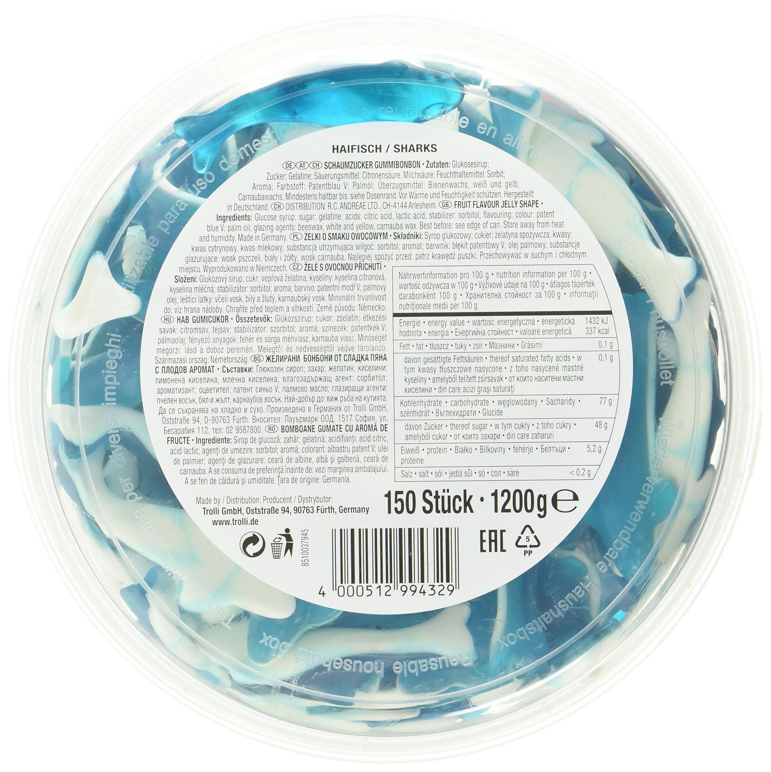 Trolli Haifisch Dose 1.2 kg - Image 3