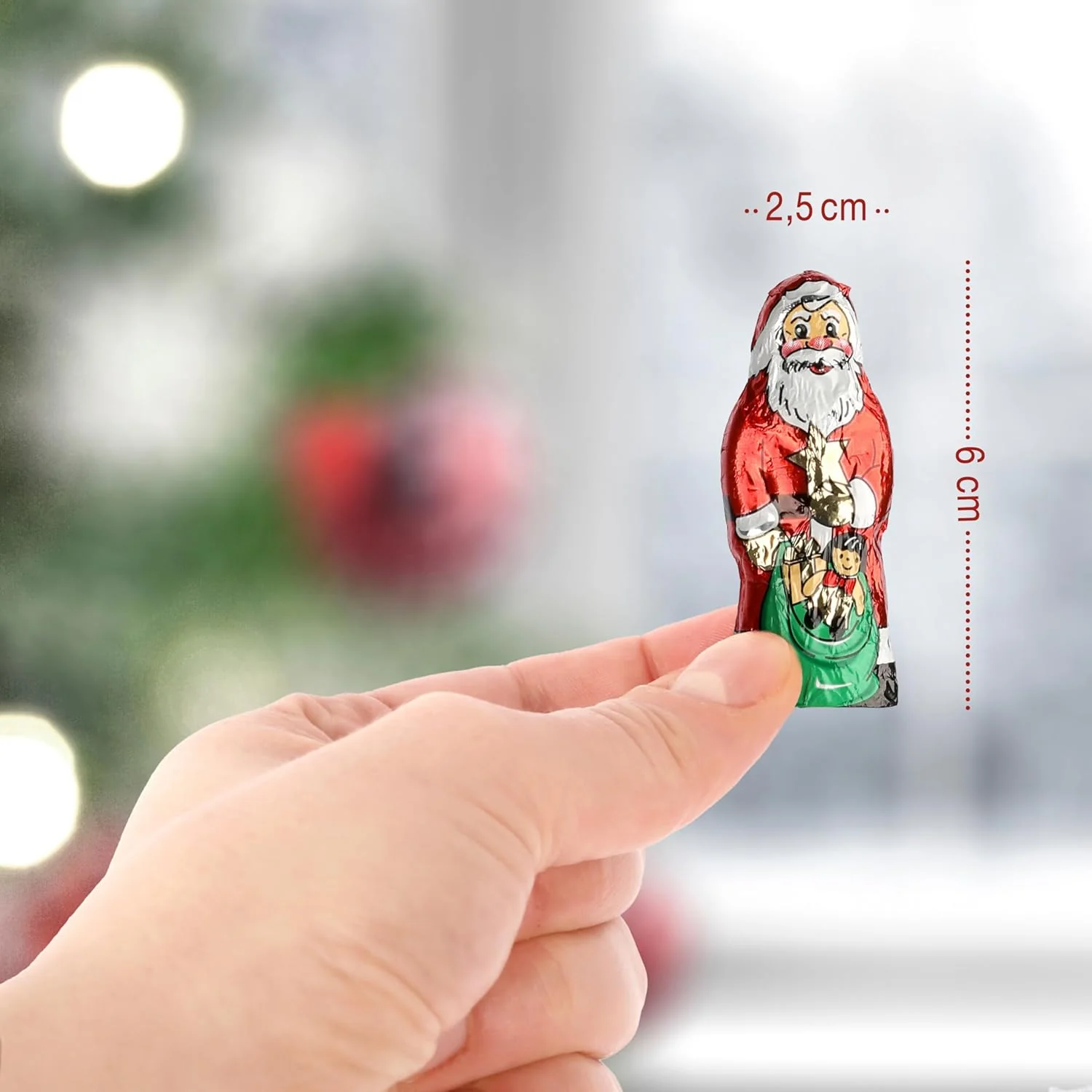Riegelein massive Weihnachtsmännchen Dose, 70 Stück - Image 4