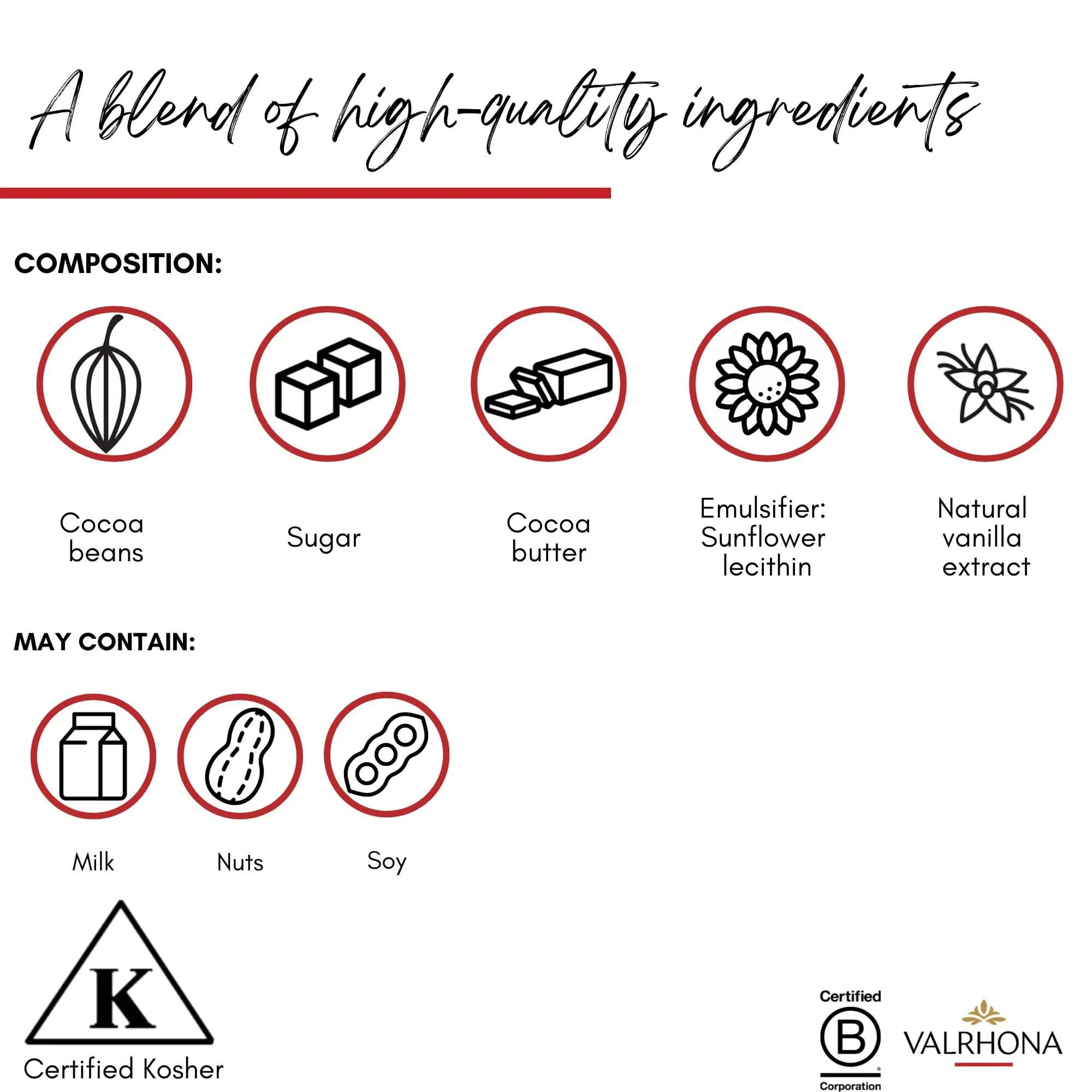 VALRHONA - Sack 1 kg Caraďbe 66% - Dunkle Schokolade - Sack Bohnen - 1kg - Image 4