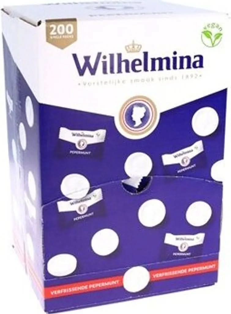 Wilhelmina | Pepermunt Vegan Bonbons | Display 200 Stück - Image 2