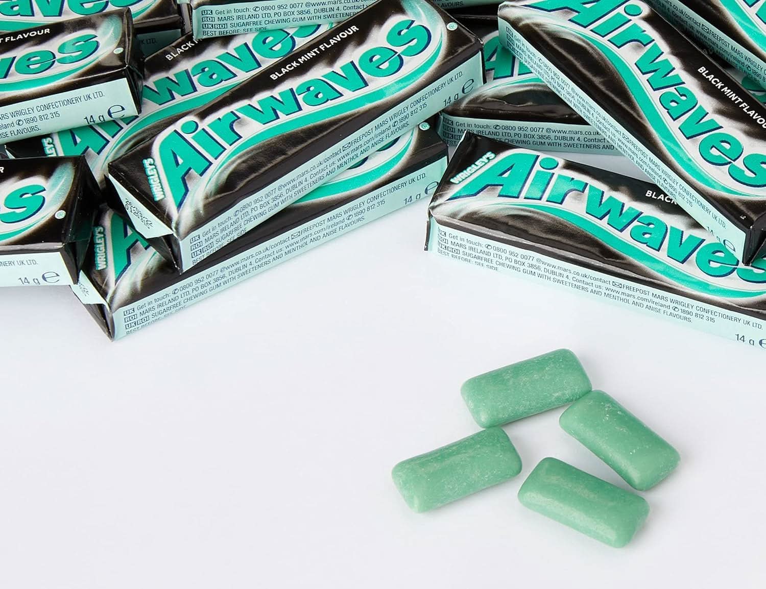 Wrigley's Airwaves Black Mint, Kaugummi, Dragee 30 Packungen - Image 3