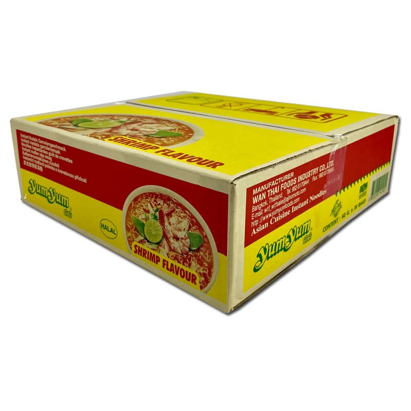 YumYum Instant Nudeln mit SHRIMP / GARNELEN Geschmack 30 x 60g - Image 2